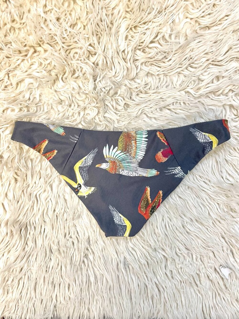Boys + Arrows Raptor Grey Birds Swim Bottoms